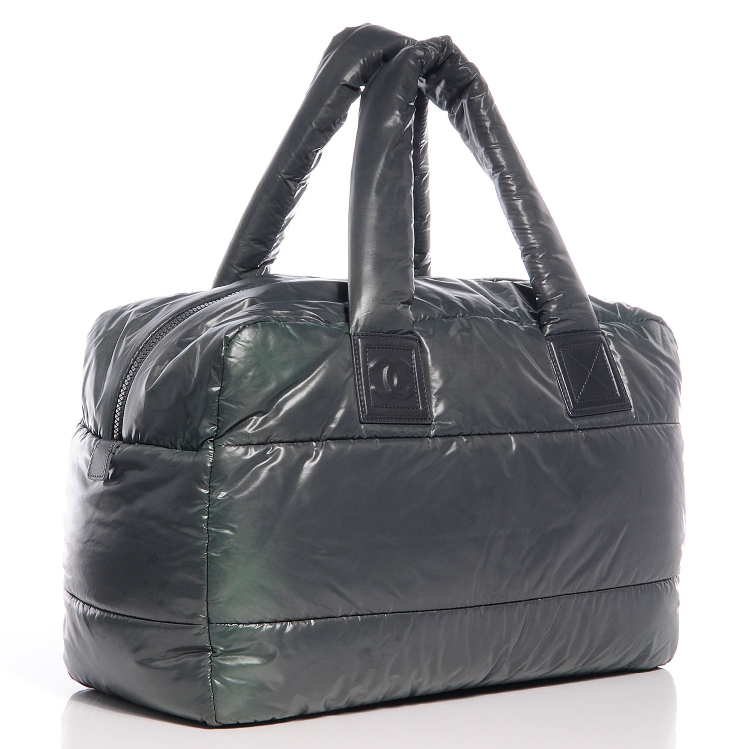 Chanel Nylon Coco Cocoon Medium Reversible Tote Grey 3 of 7