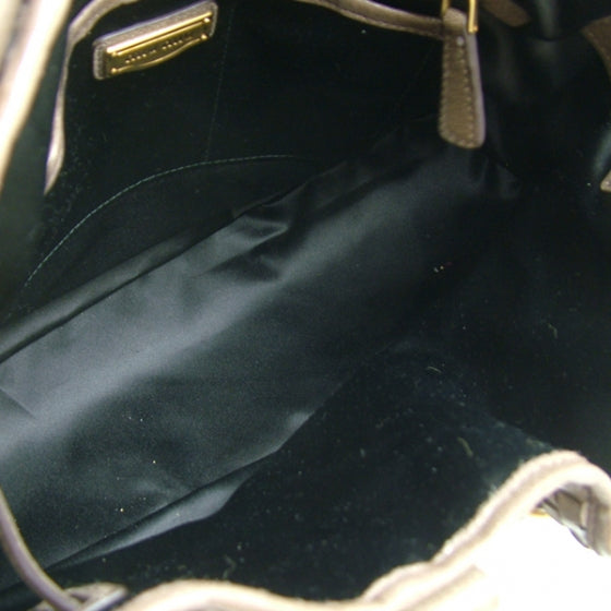 Miu Miu Leather Woven Shopper Tote Bag 7 of 11