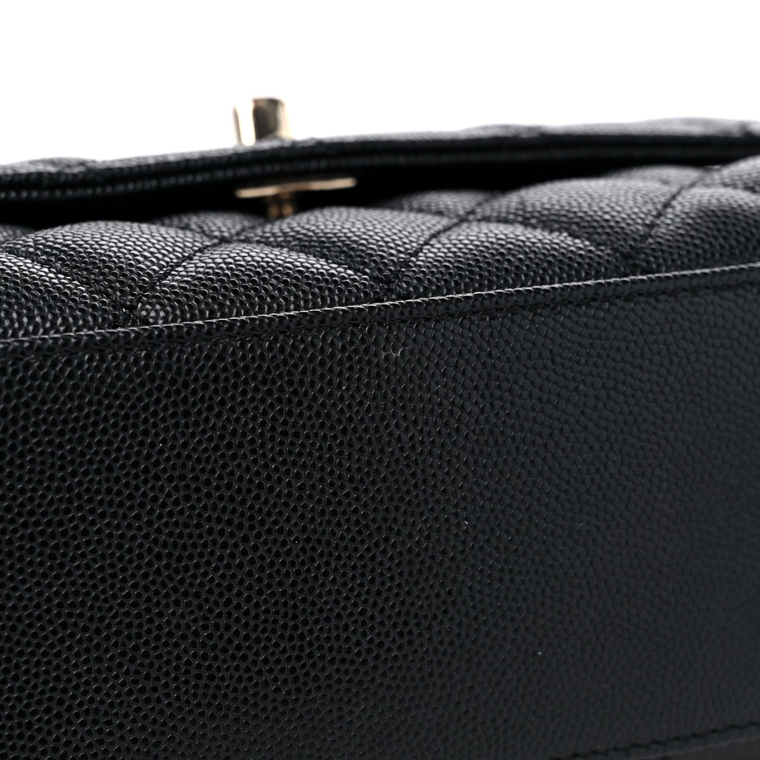 Chanel Caviar Quilted Extra Mini Coco Handle Flap Black 13 of 15