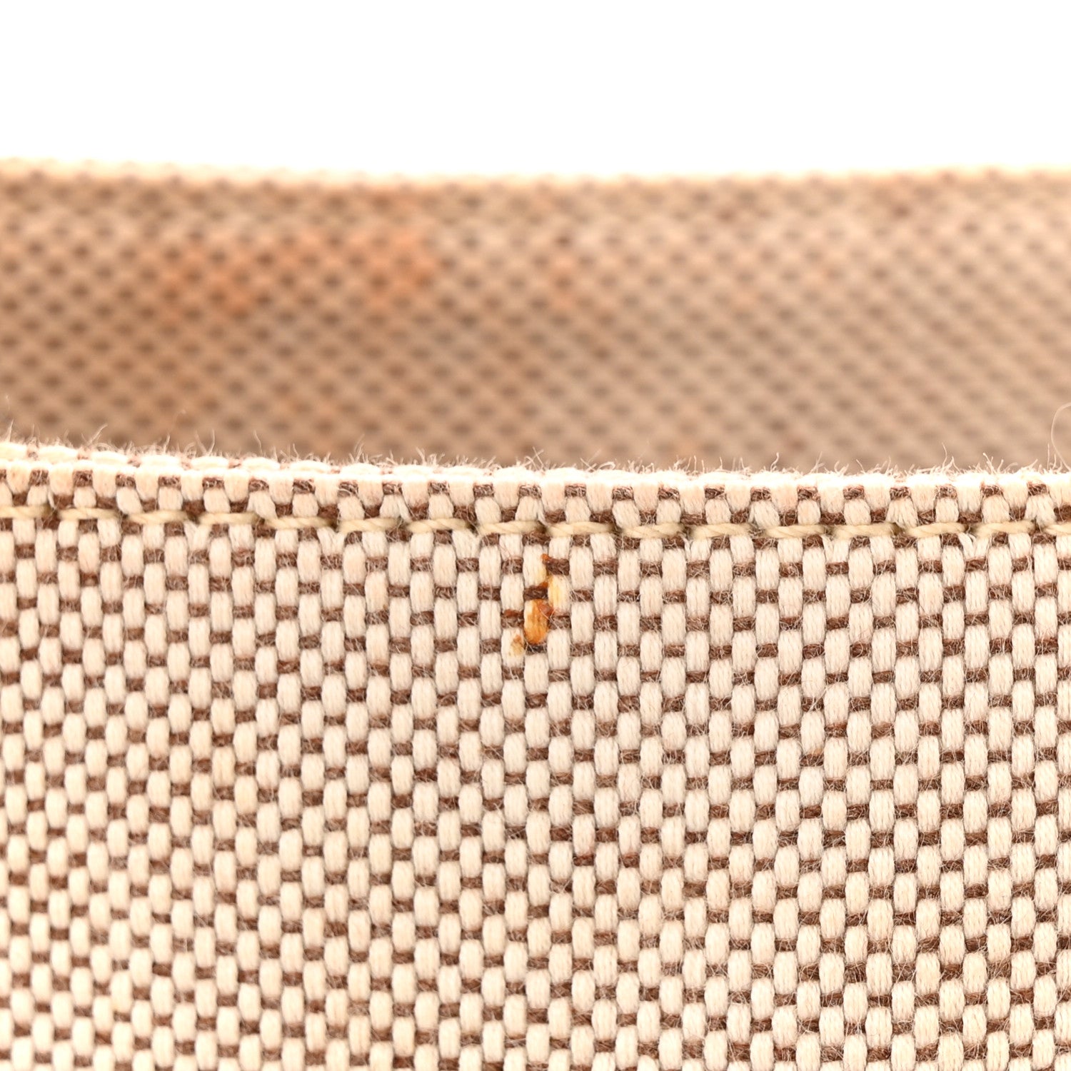 Chloe Cotton Calfskin Medium Woody Ribbon Tote White Brown 12 of 17