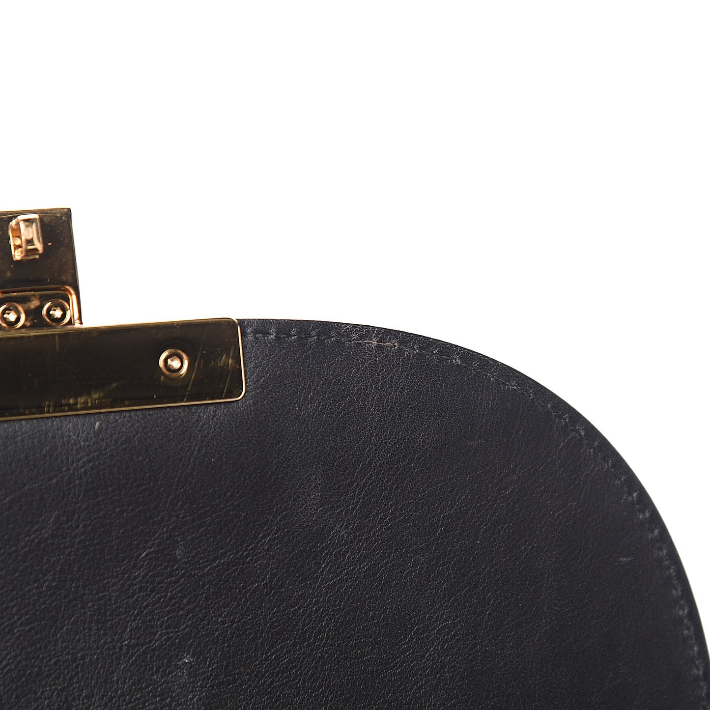 GG Supreme Monogram Web Medium Padlock Messenger Shoulder Bag Black