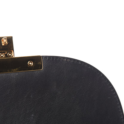 Gucci GG Supreme Monogram Web Medium Padlock Messenger Shoulder Bag Black 6 of 11