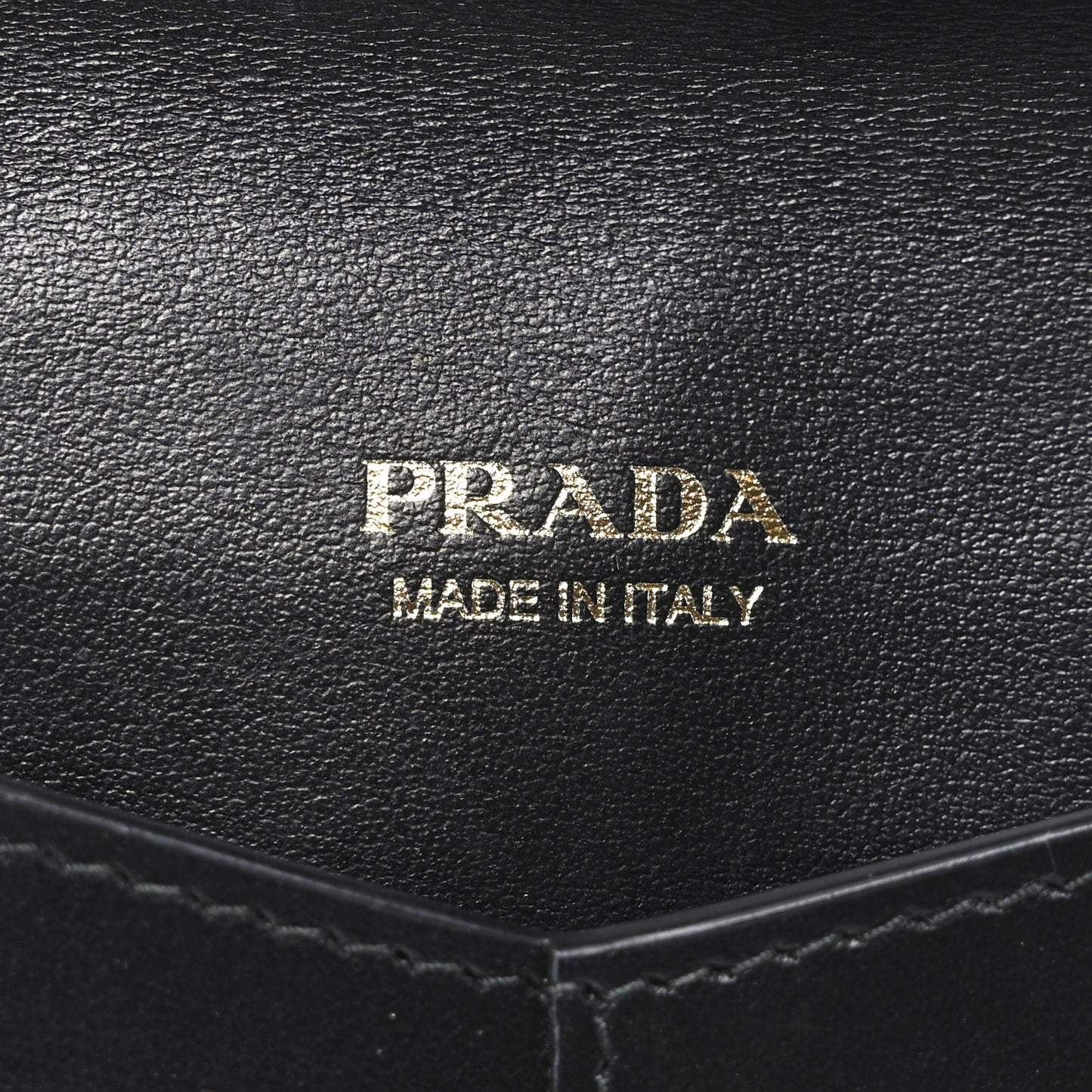 Saffiano City Calfskin Envelope Wallet Black