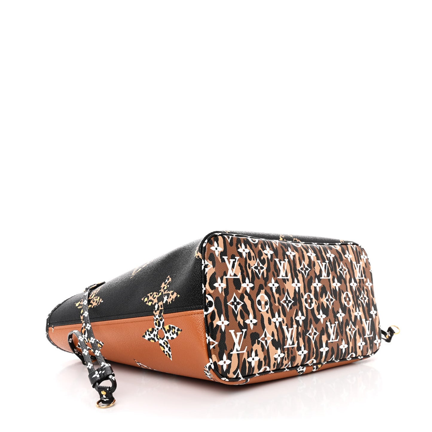 Monogram Giant Jungle Neverfull MM Black