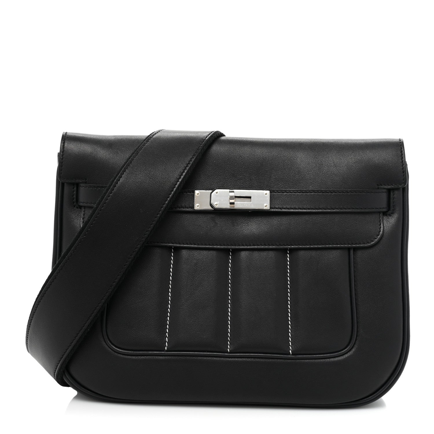 Hermes Swift Grain d'H Sac Berline 28 Black 1 of 13