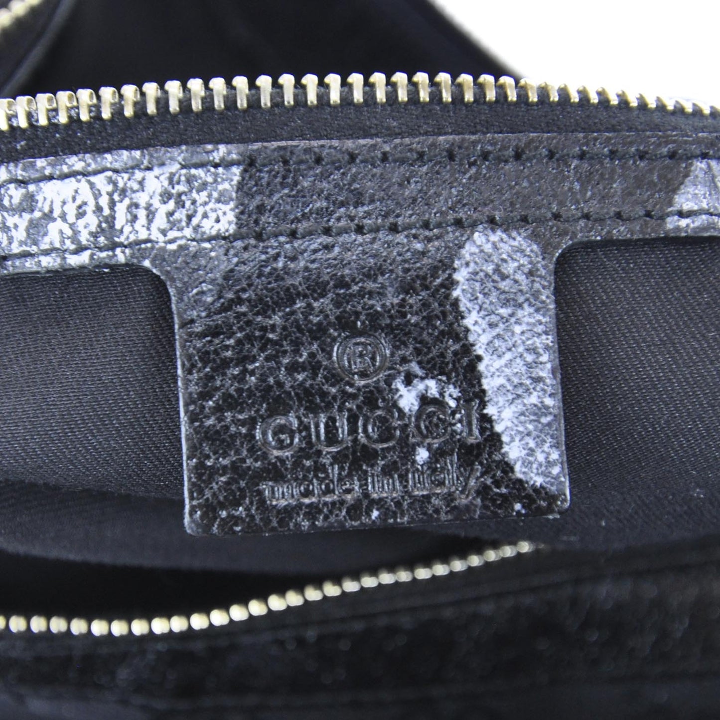 Monogram Web Bamboo Ring Hobo Black