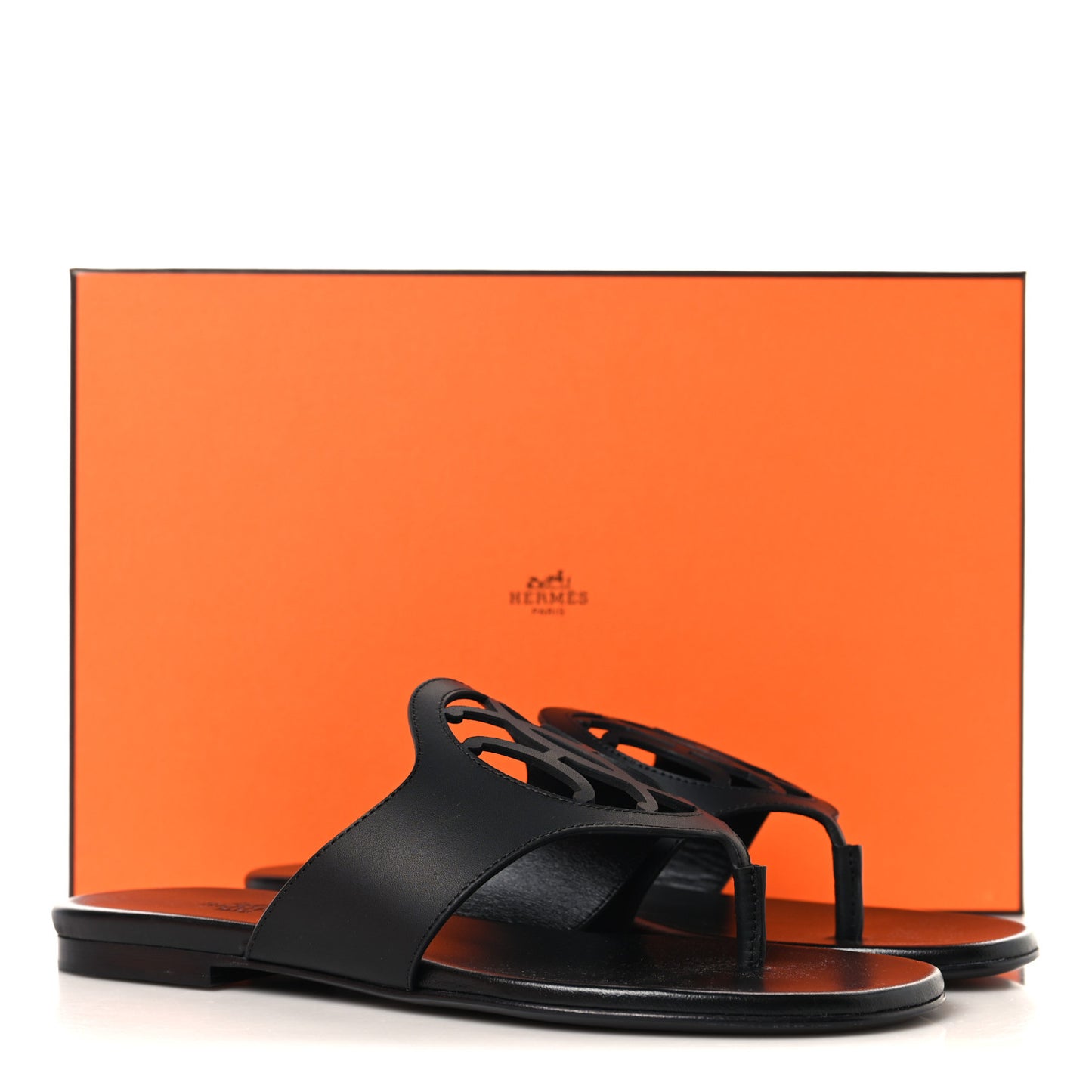 Calfskin Womens Mage Sandals 38 Black
