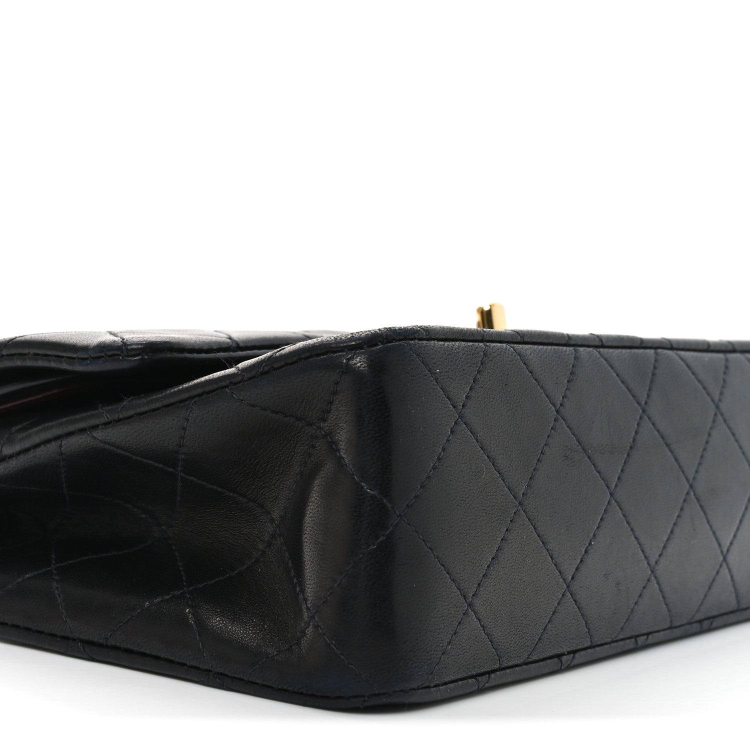 Chanel Lambskin Quilted Small Double Flap Black 10 of 12