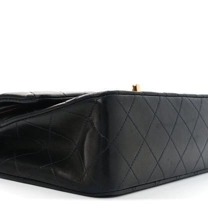 Chanel Lambskin Quilted Small Double Flap Black 10 of 12