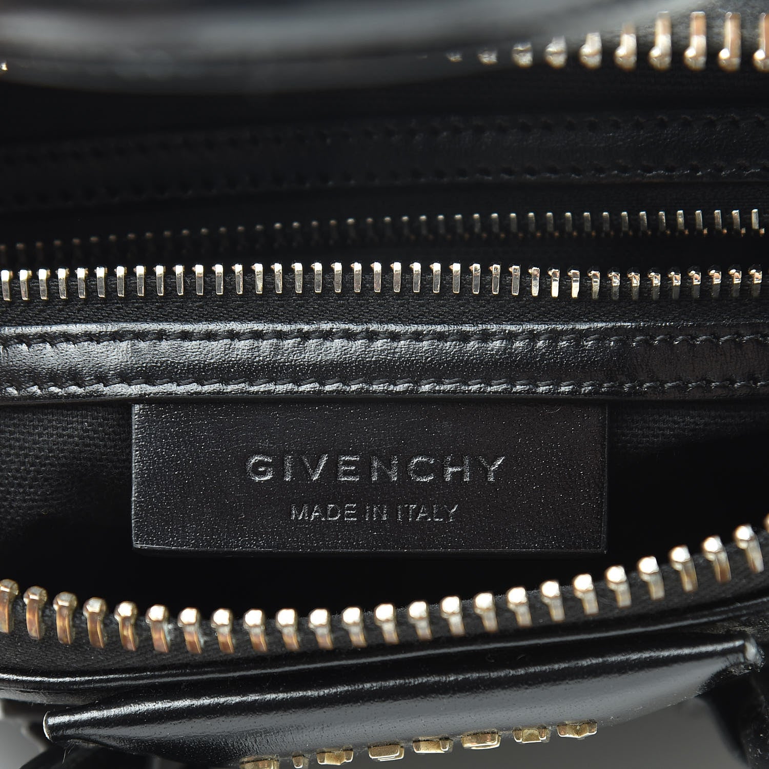 Givenchy Shiny Lord Calfskin Mini Antigona Black 6 of 12