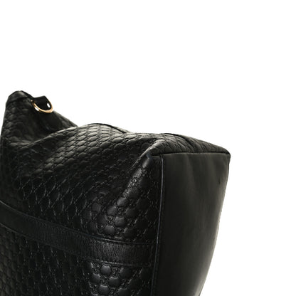 Gucci Soft Microguccissima Medium Zippered Satchel Black 16 of 17