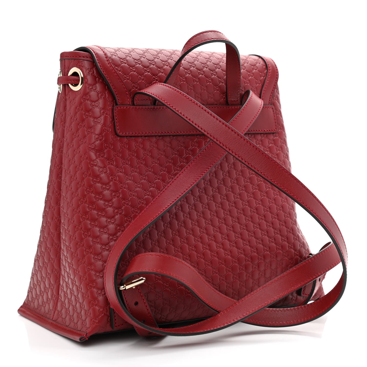 Gucci Microguccissima Drawstring Backpack Red 3 of 10