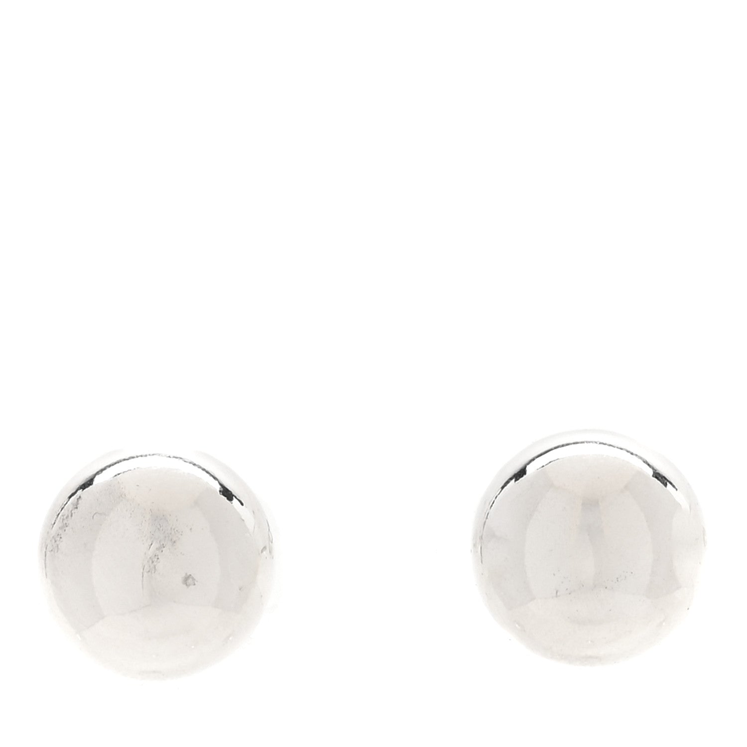 Tiffany Sterling Silver 10mm HardWear Ball Earrings 1 of 4
