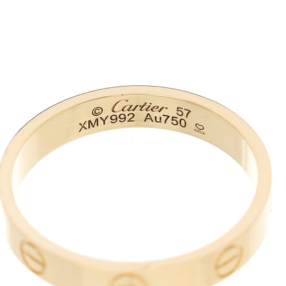 Cartier 18K Yellow Gold 3.5mm LOVE Wedding Band Ring 57 8 4 of 4