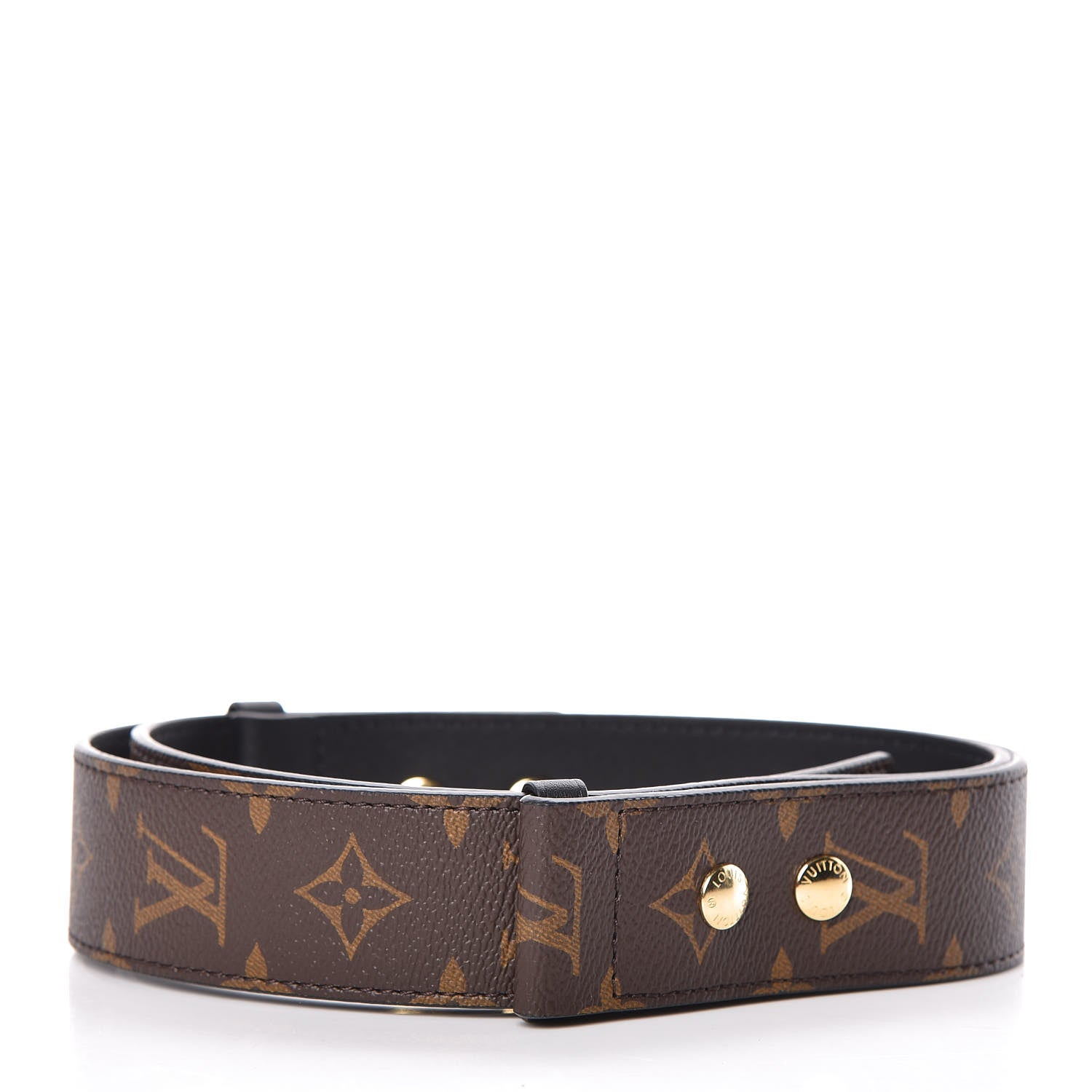 Louis Vuitton Monogram Adjustable Bandouliere Shoulder Strap Black 2 of 3
