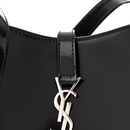 Saint Laurent Patent Calfskin Mini Le 5 A 7 Vertical Hobo Black 7 of 10