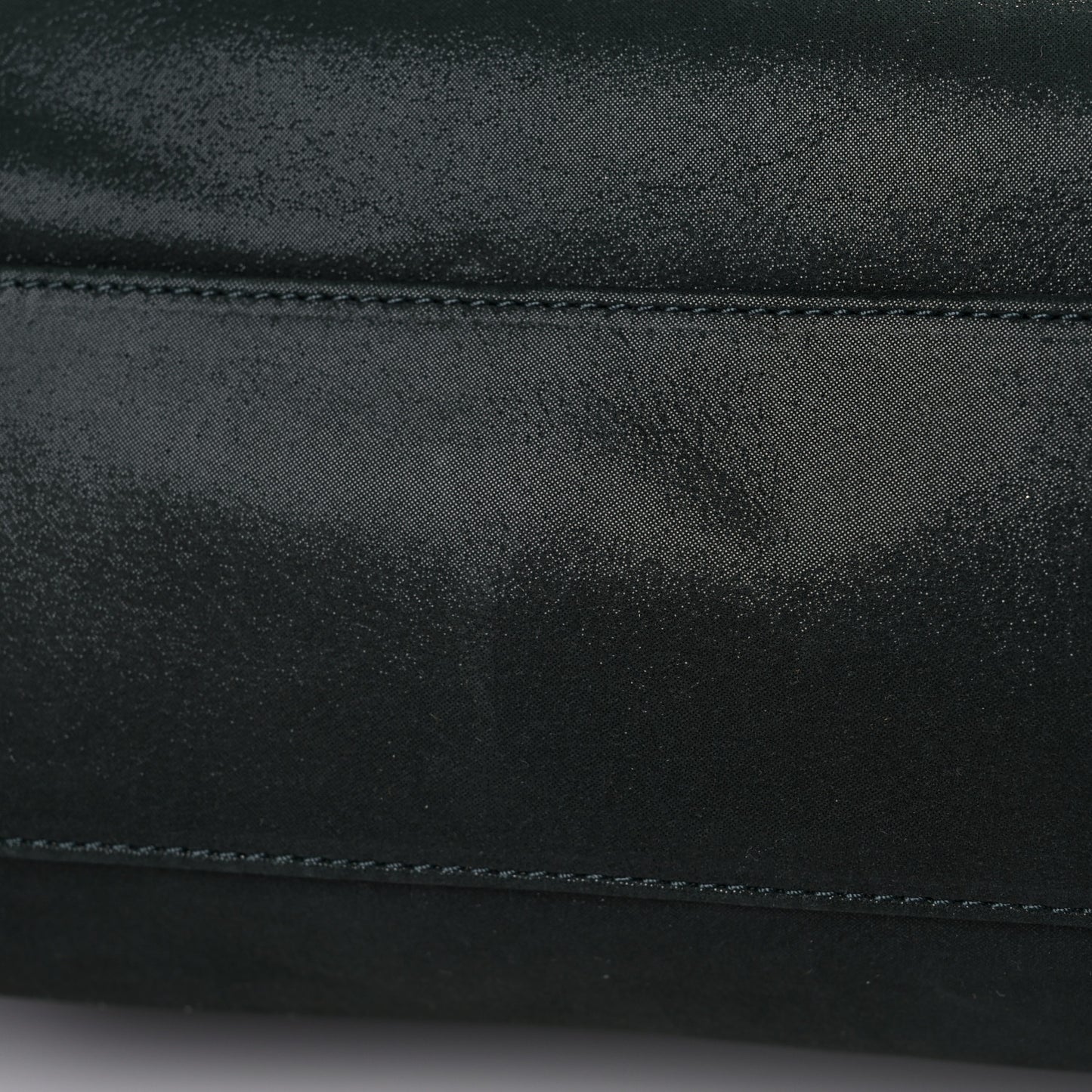 Iridescent Glazed Calfskin In The Mix Tote Dark Green