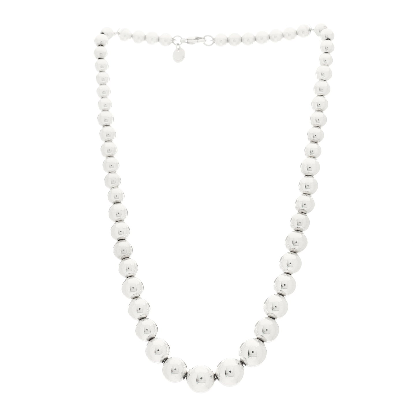 Sterling Silver HardWear Graduated Ball Necklace