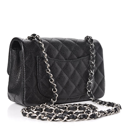 Chanel Caviar Quilted Mini Rectangular Flap Black 3 of 11