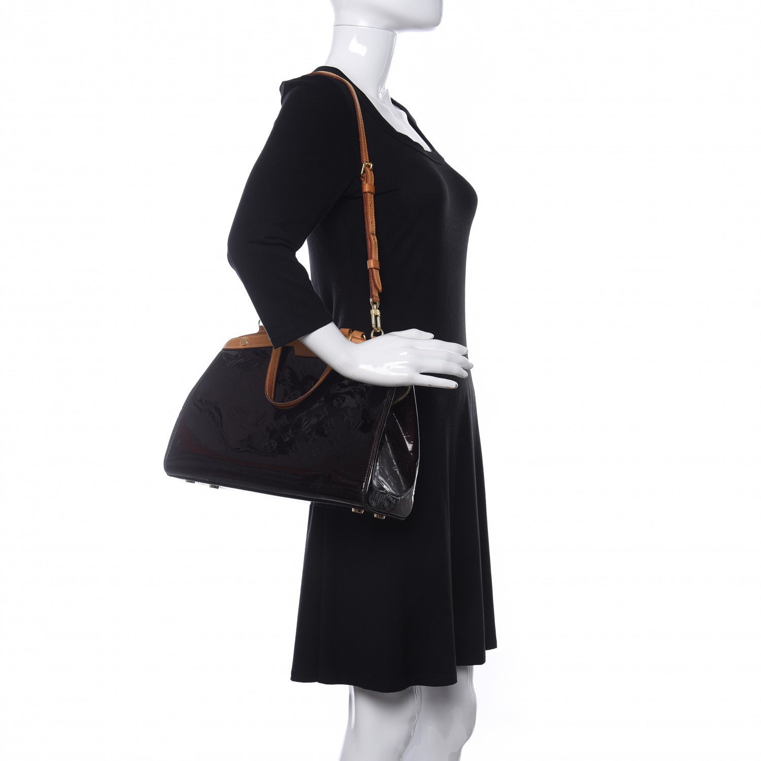 Louis Vuitton Vernis Brea MM Amarante 2 of 9