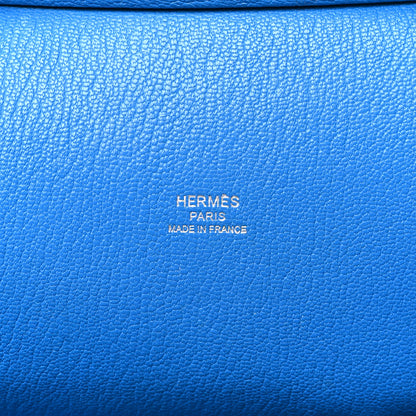 Hermes Taurillon Clemence Jypsiere 28 Bleu Hydra 6 of 10
