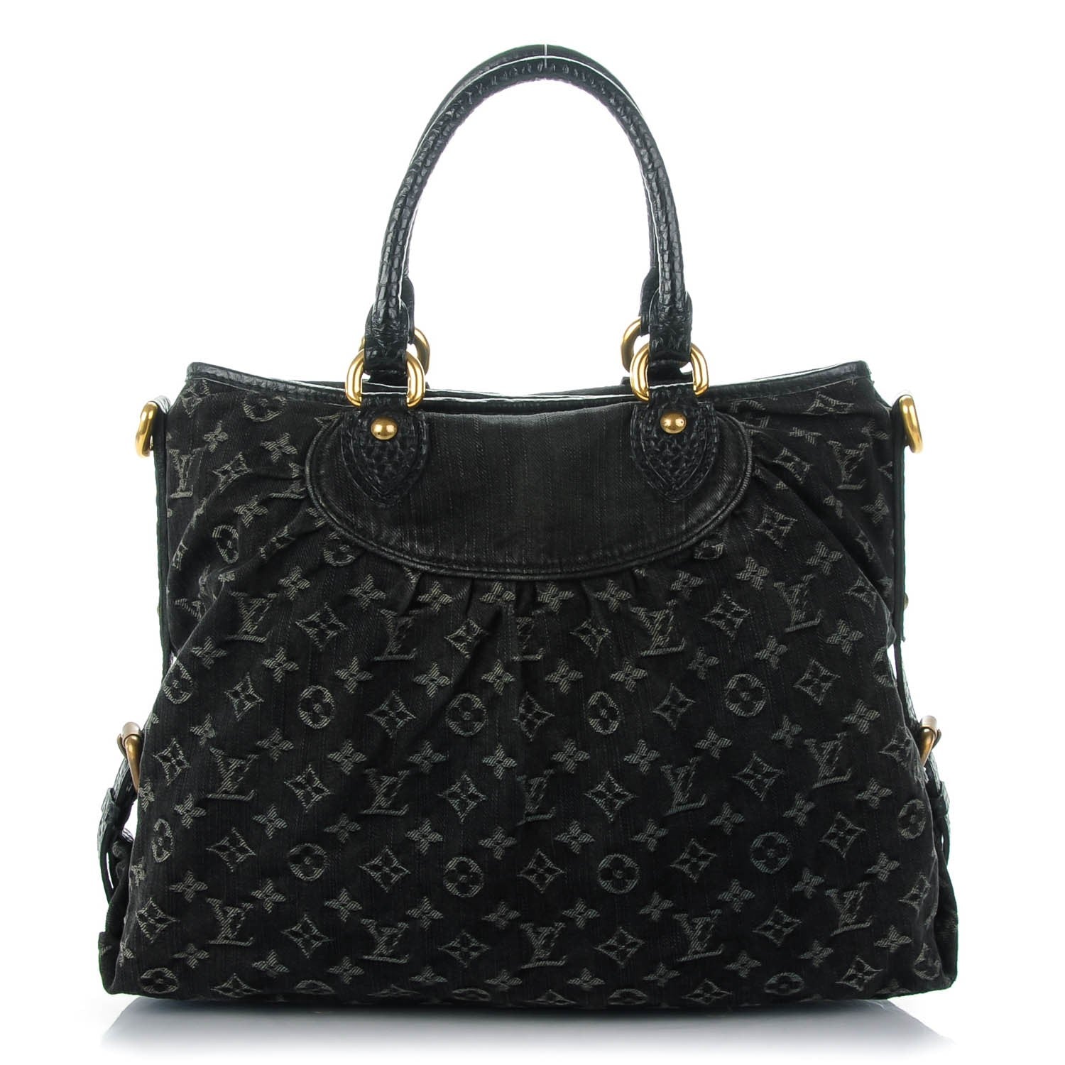Louis Vuitton Denim Neo Cabby GM Black 1 of 8