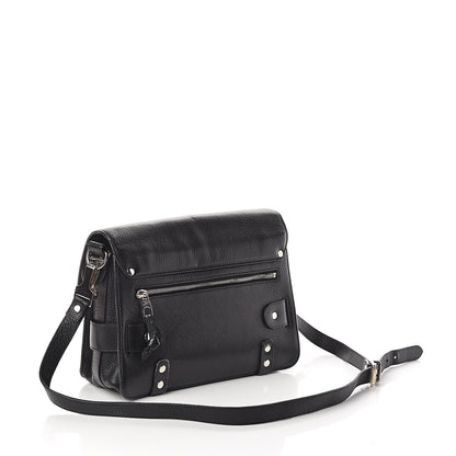 Proenza Schouler Pebbled Calfskin PS11 Classic Shoulder Bag Black 2 of 8