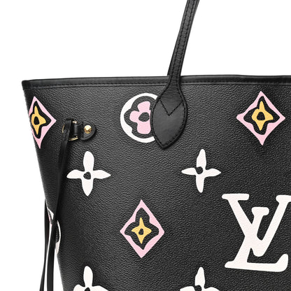 Louis Vuitton Monogram Giant Wild At Heart Neverfull MM Black 8 of 11