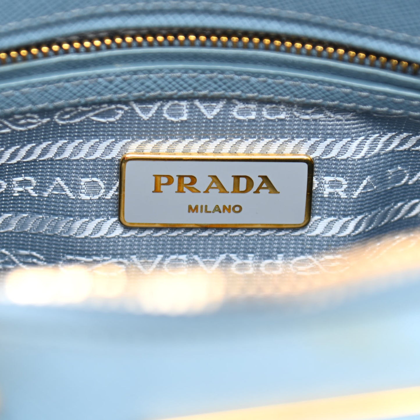 Saffiano Lux Small Promenade Tote Aviazione