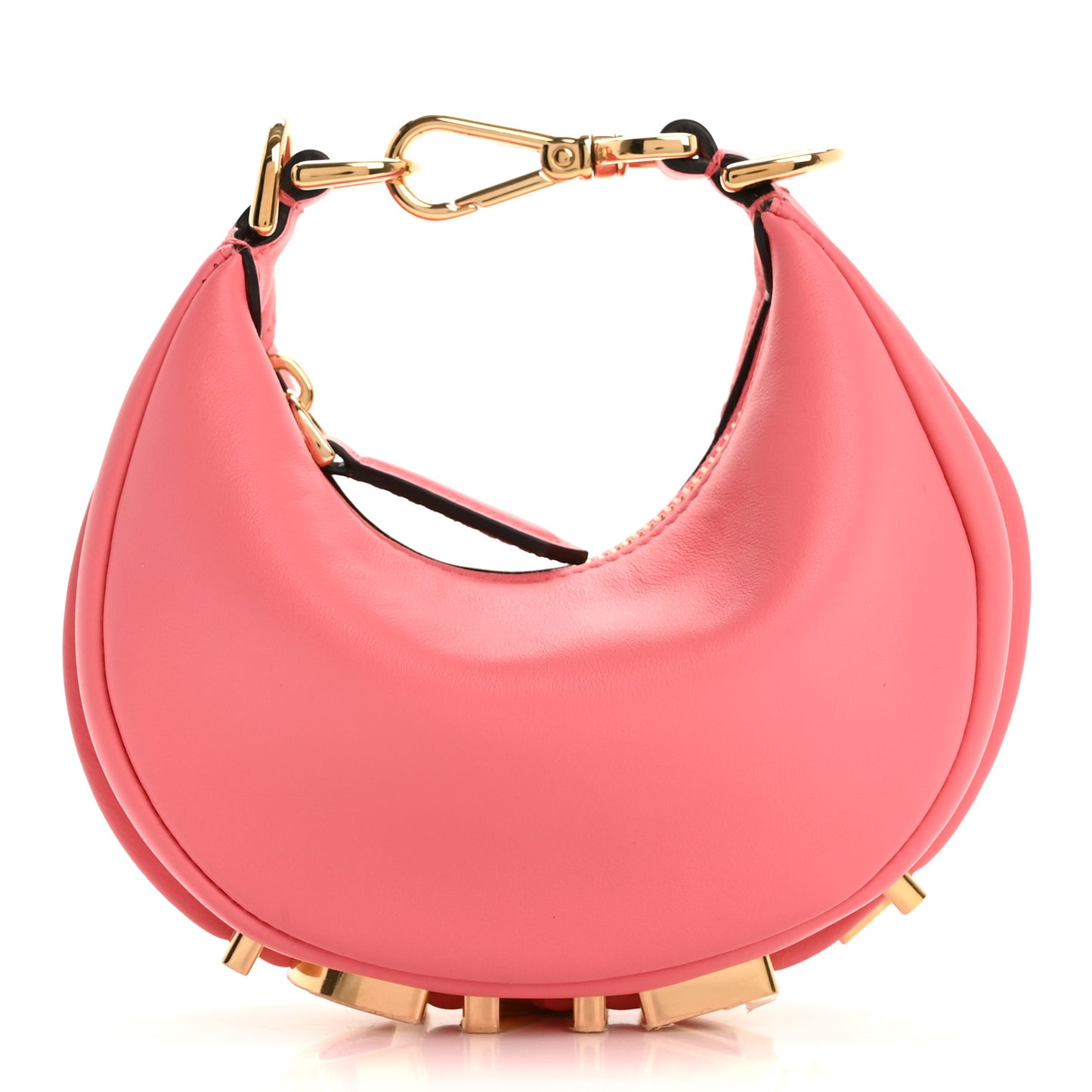 Vitello Grace New Matte Nano Fendigraphy Hobo Charm Pink Dalia