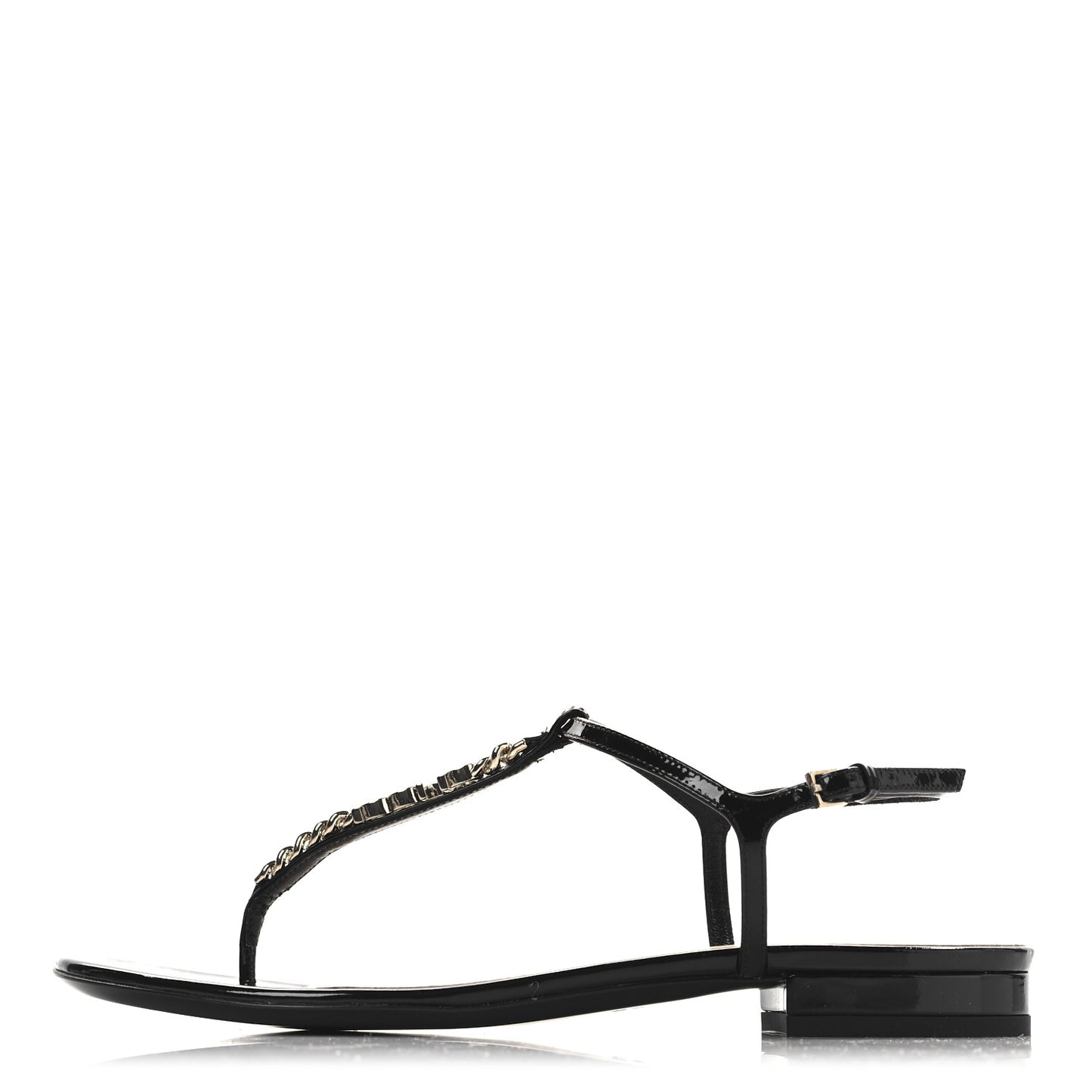 Vernice Crystal Signoria Thong Sandals 38 Black
