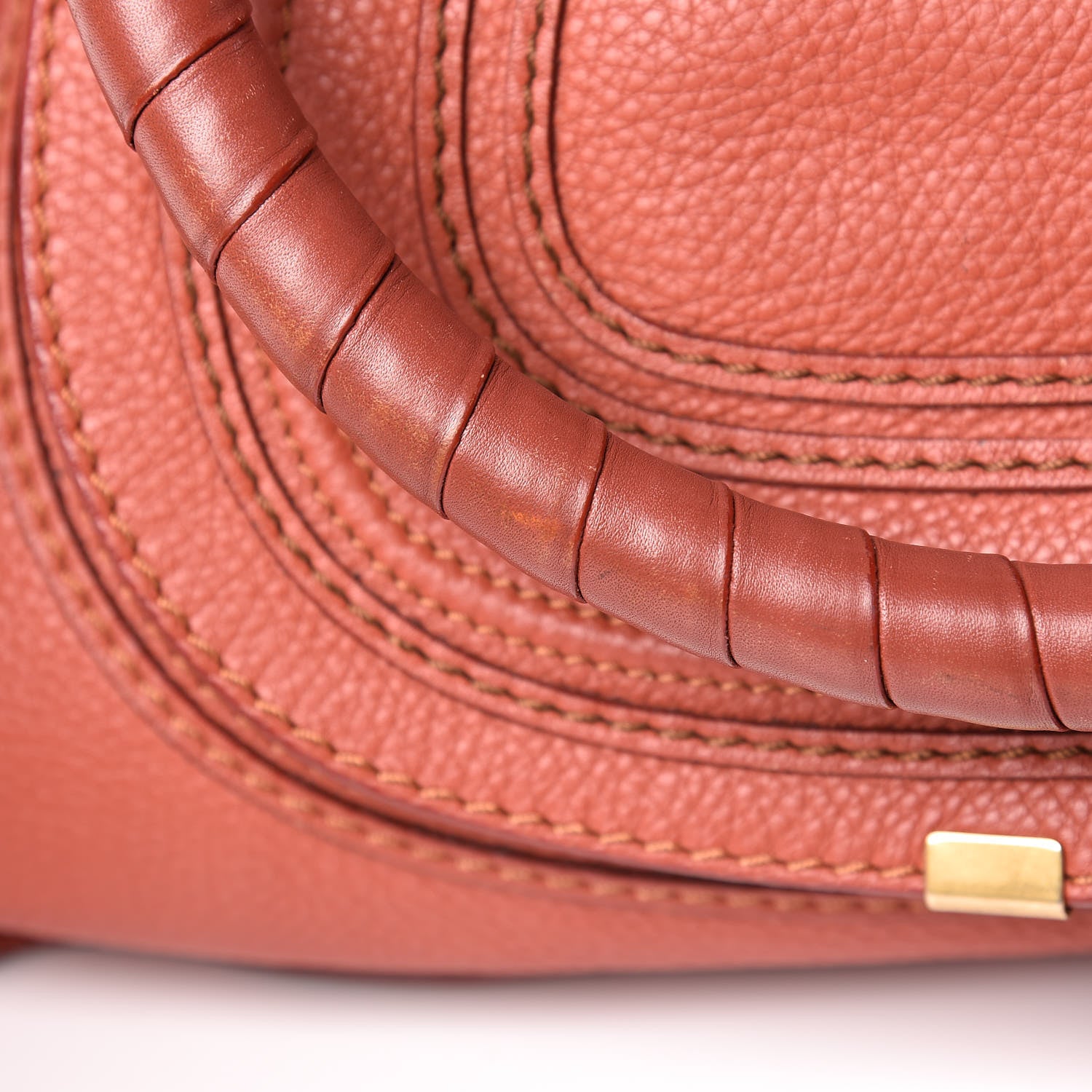 Chloe Calfskin Medium Marcie Satchel Clay 18 of 23