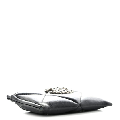 Chanel Lambskin Quilted Chanel 19 Card Holder Black 4 of 13