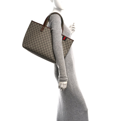 Gucci GG Plus Monogram Medium Signature Web Loop Tote Light Brown 2 of 10