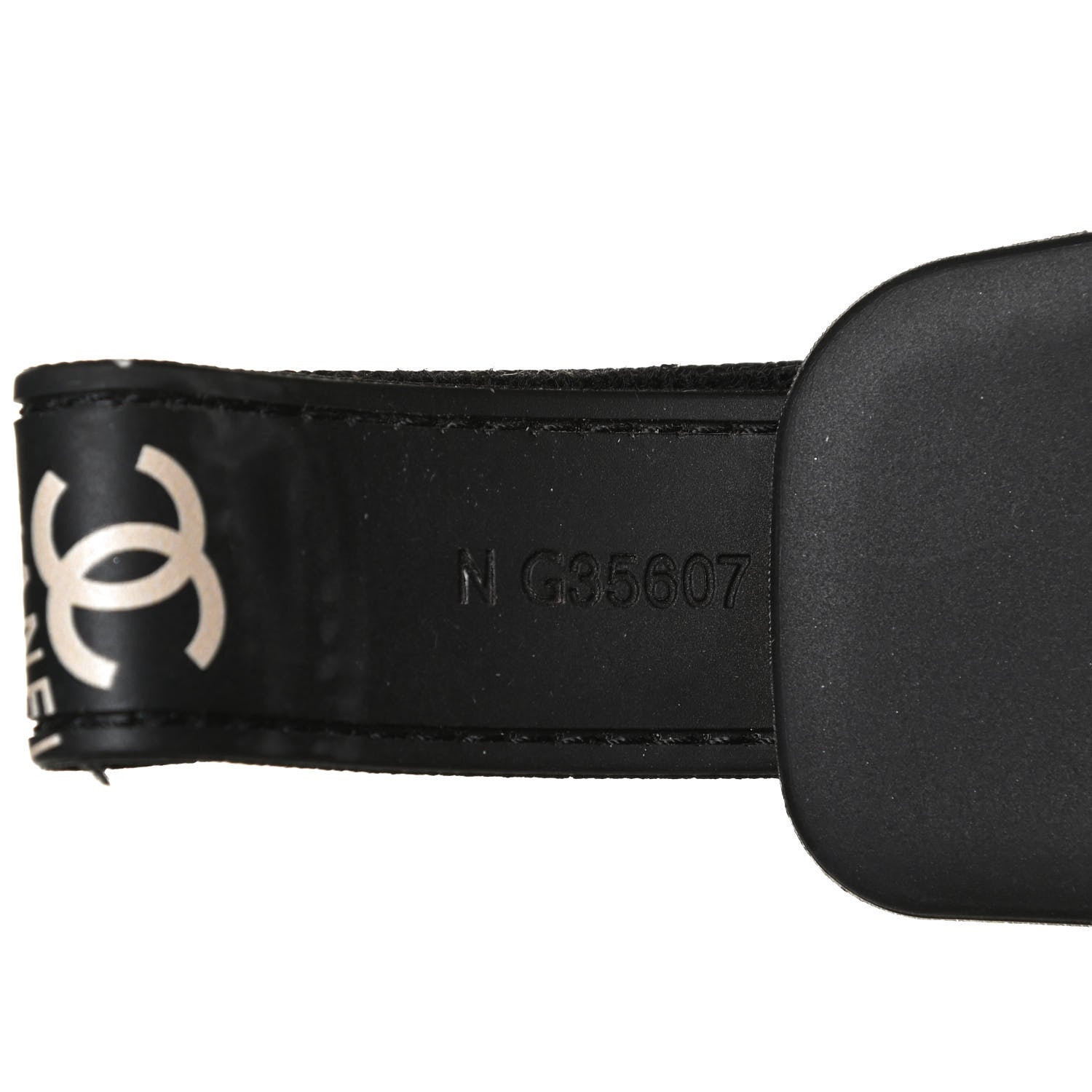 Chanel Rubber CC Dad Sandals 40 Black 12 of 13
