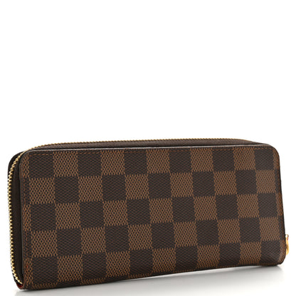 Louis Vuitton Damier Ebene Clemence Wallet Cherry 3 of 12