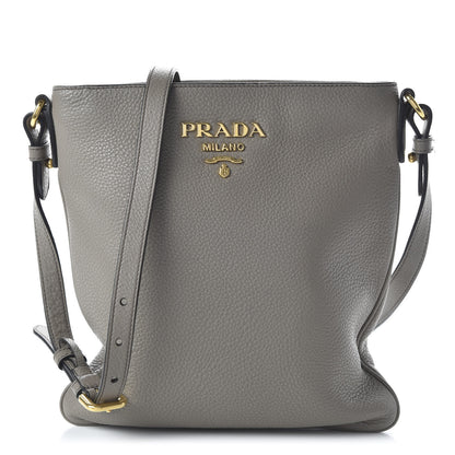 Prada Vitello Daino Crossbody Bag Argilla 1 of 9