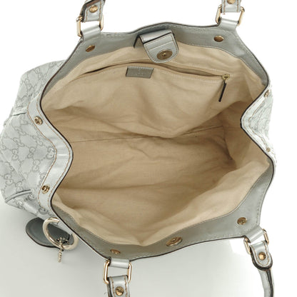 Gucci Guccissima Medium Sukey Tote Silver 5 of 7