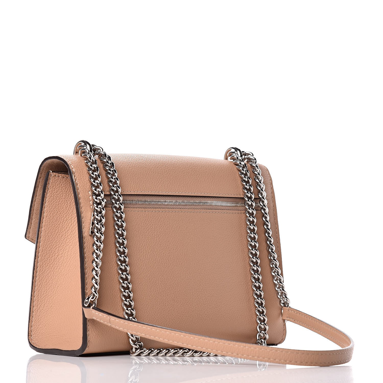 Louis Vuitton Soft Calfskin Mylockme Chain Bag BB Papyrus Creme 3 of 10