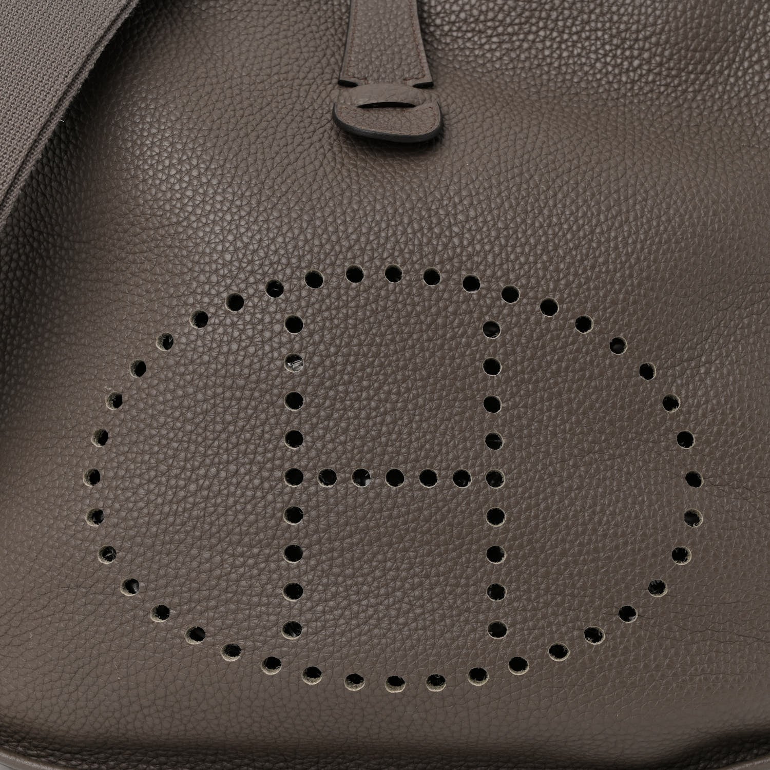 Hermes Taurillon Clemence Evelyne III GM Etain 8 of 11