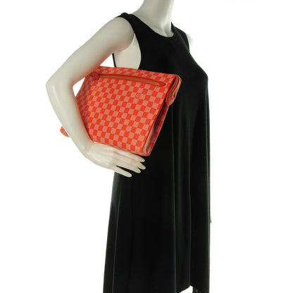 Louis Vuitton Damier Couleurs Kit Clutch Piment 2 of 7