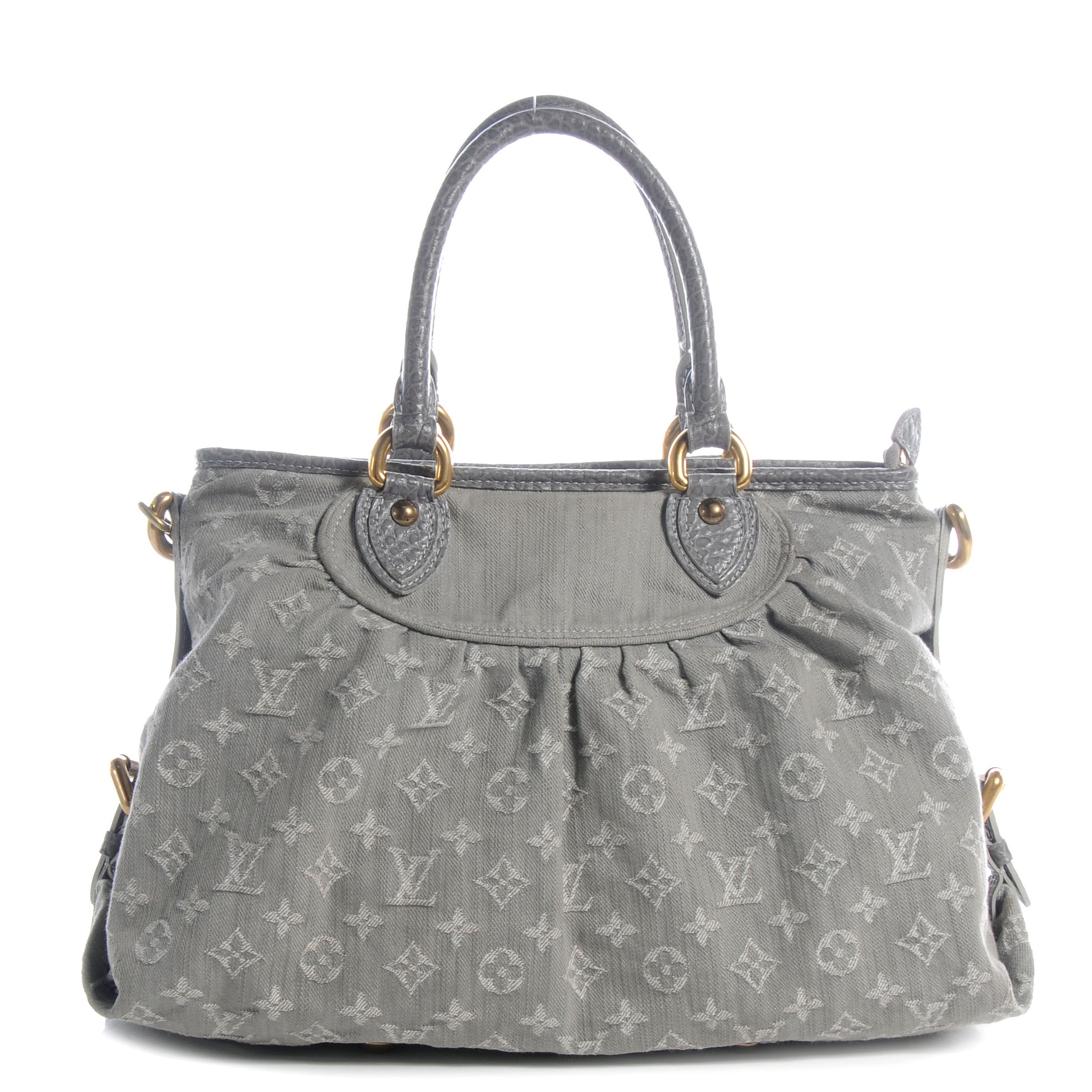 Louis Vuitton Denim Neo Cabby MM Grey 1 of 7