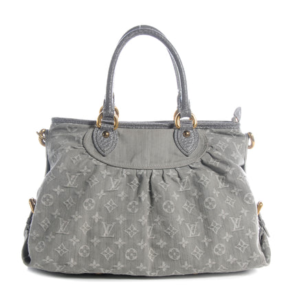 Louis Vuitton Denim Neo Cabby MM Grey 1 of 7