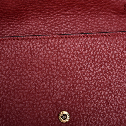 Gucci Calfskin GG Marmont Chain Wallet Vulcanic Red 8 of 8