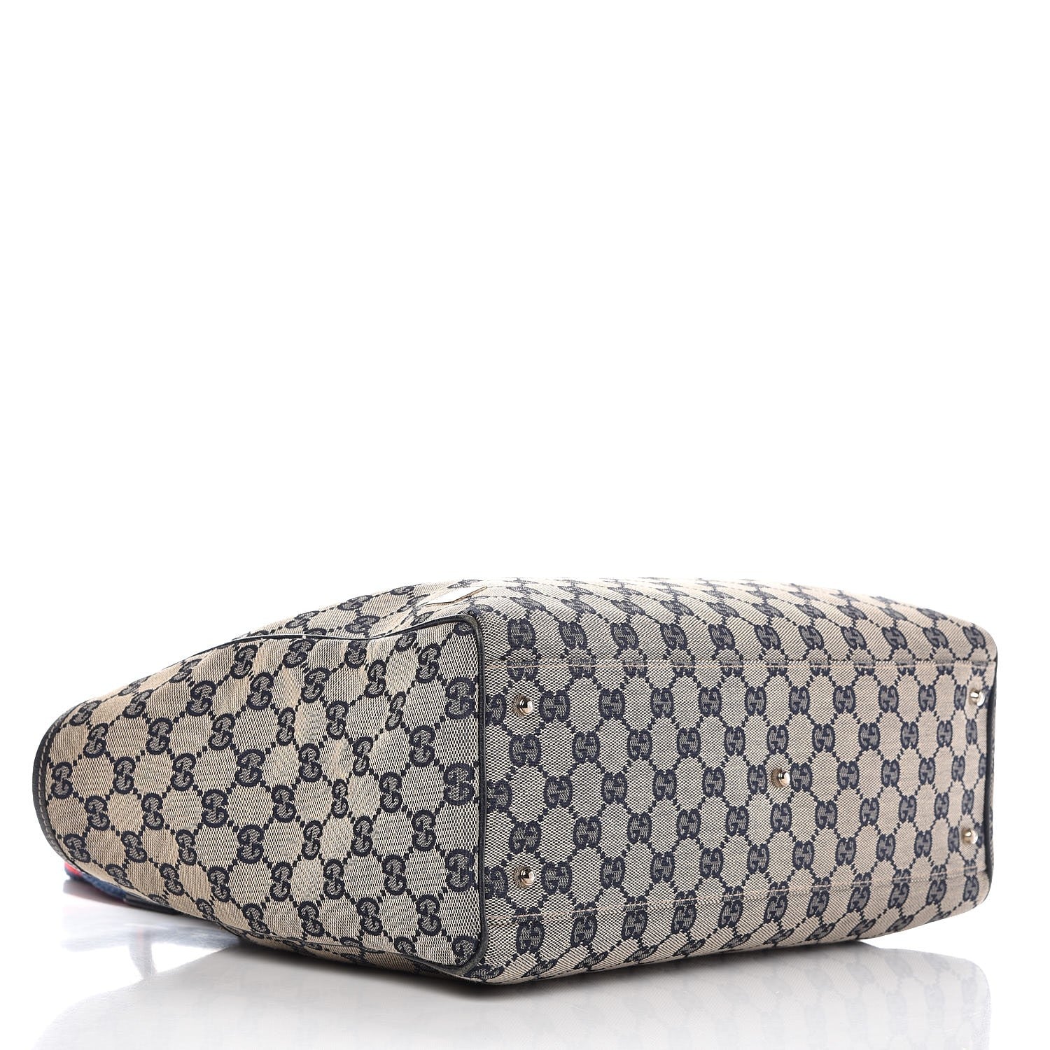 Gucci GG Monogram Web Pop Tote Navy 4 of 11