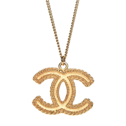 Chanel Enamel CC Necklace Gold 3 of 6