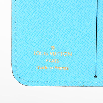 Louis Vuitton Monogram Groom Compact Zip Wallet Blue 6 of 7