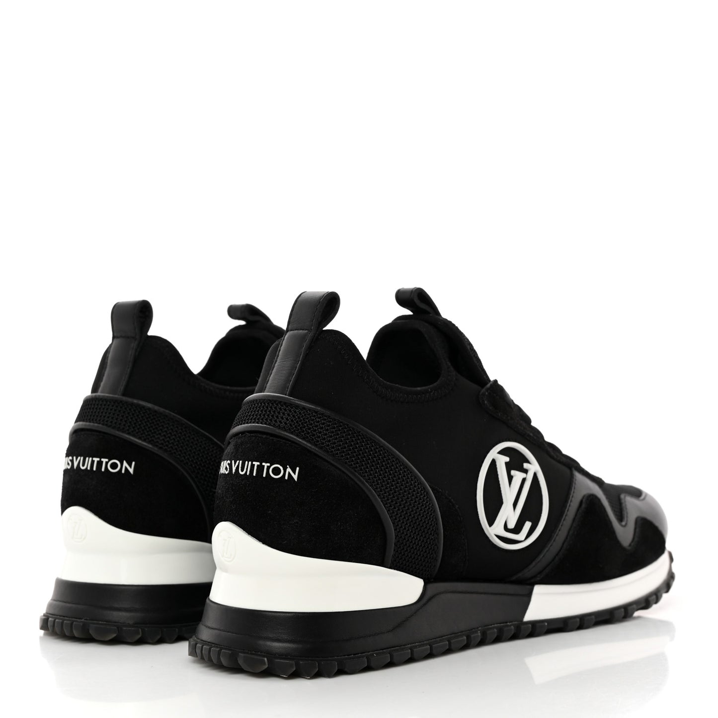 Calfskin Run Away Sneakers 39 Black