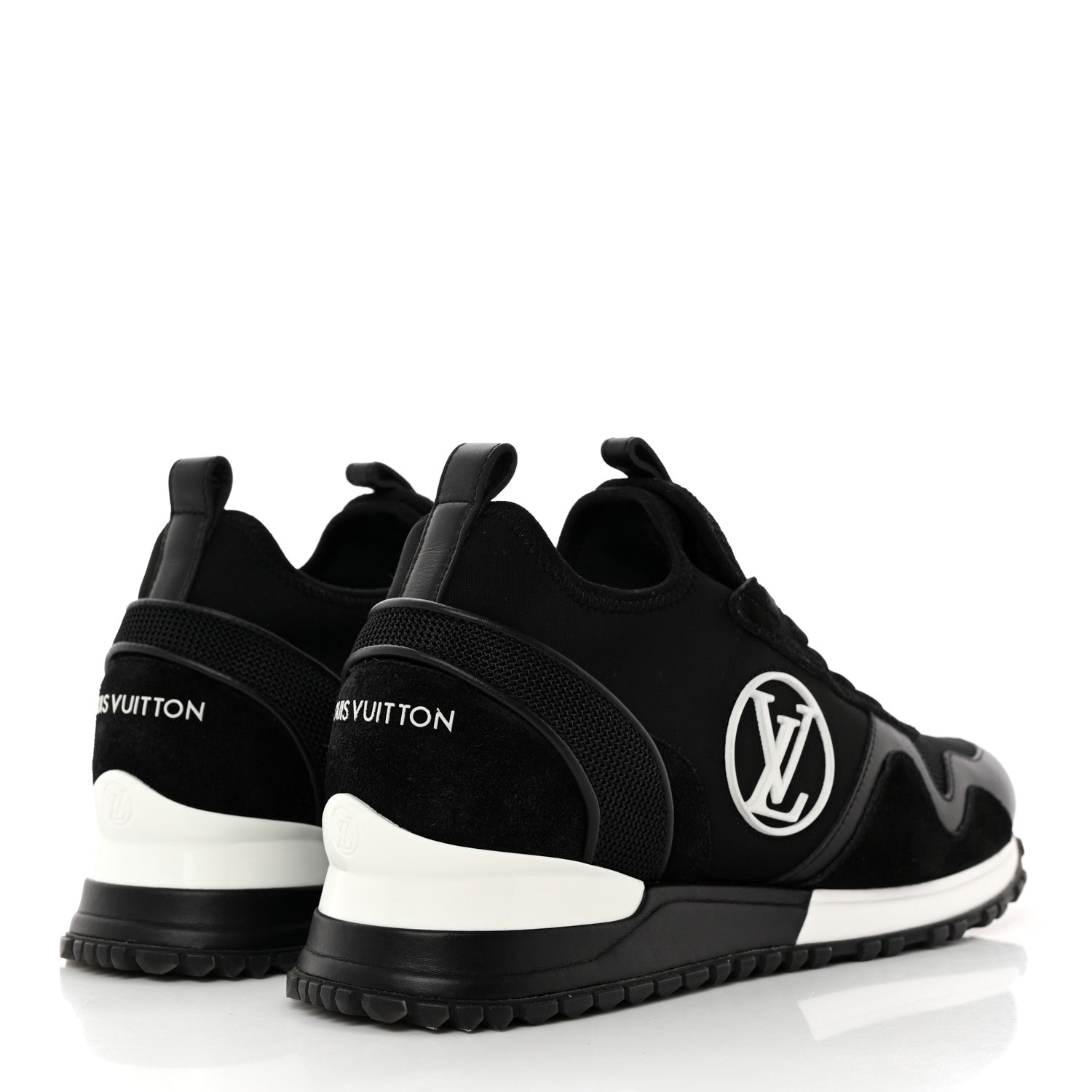 Louis Vuitton Calfskin Run Away Sneakers 39 Black 4 of 13