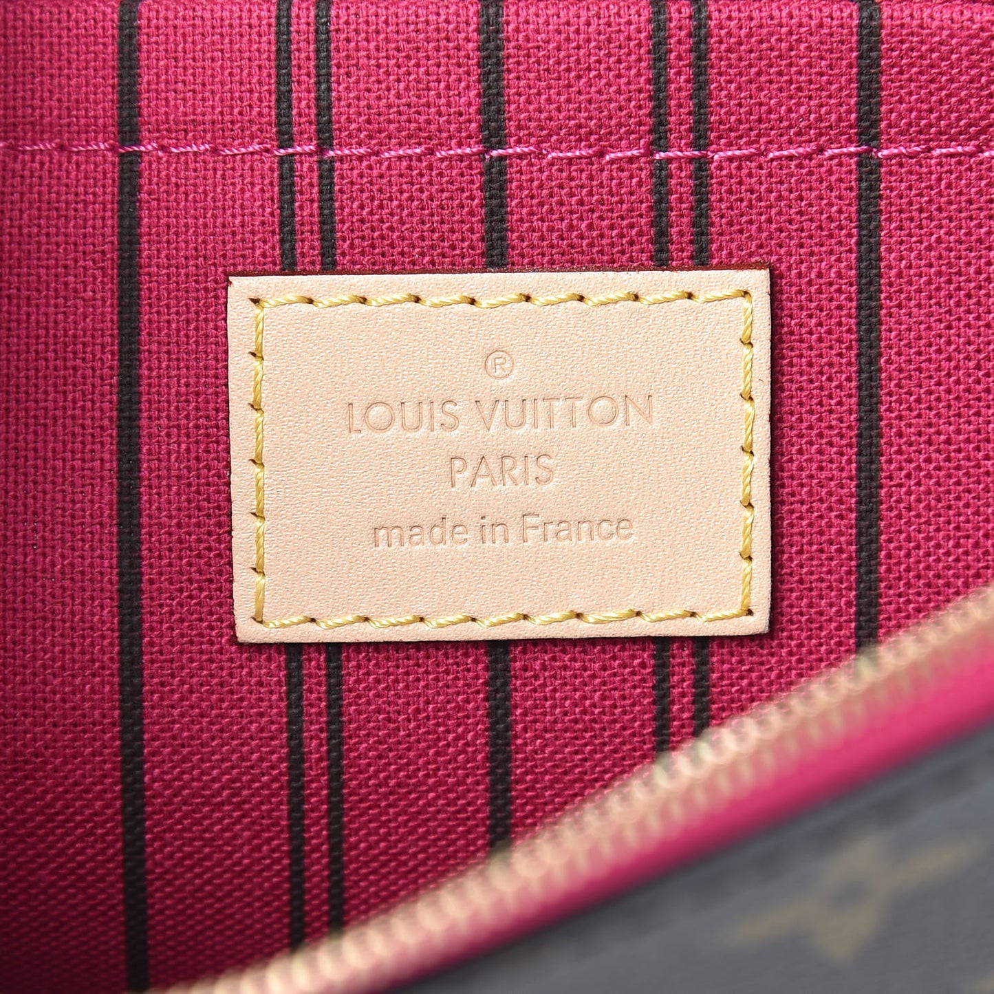 Monogram Neverfull MM GM Pochette Pivoine